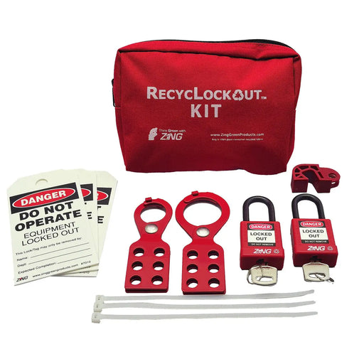 ZING Lockout Tagout Kit 11 Comp, General