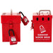 ZING Group Lock Box - MINI, Red 7 Hole  