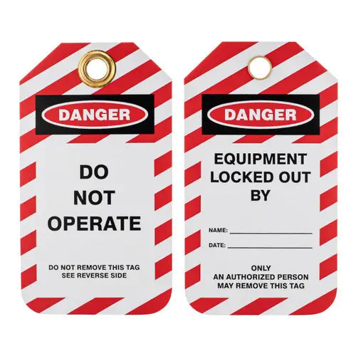 ZING Lockout Tags-Do Not Operate Pkg Of 10