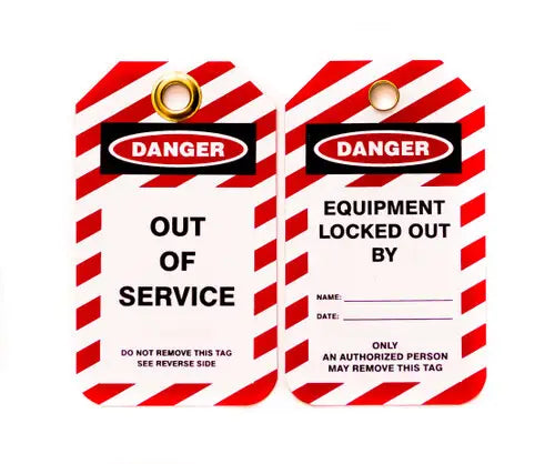 ZING Lockout Tags-Out of Service Pkg Of 10