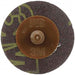 Quick-Change Disc: Roloc TR, 1-1/2" Disc Dia, 36 Grit, Aluminum Oxide, Coated