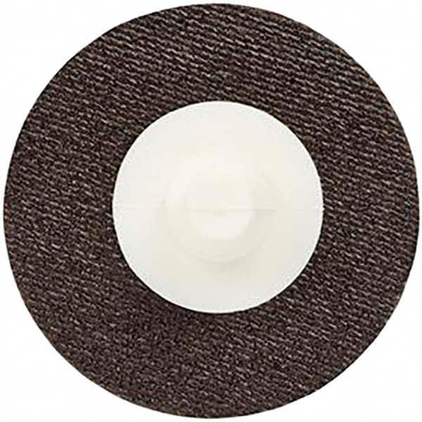 Quick-Change Disc: Roloc TR, 1" Disc Dia, 120 Grit, Aluminum Oxide, Coated