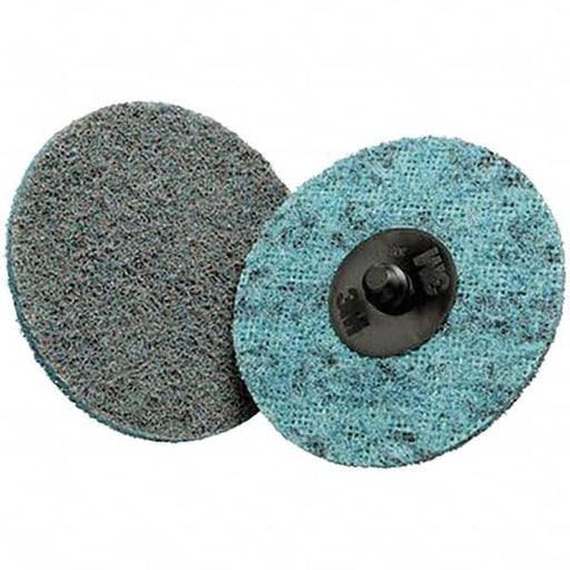 Quick-Change Disc: Roloc TR, 1" Dia, Aluminum Oxide, Non-Woven