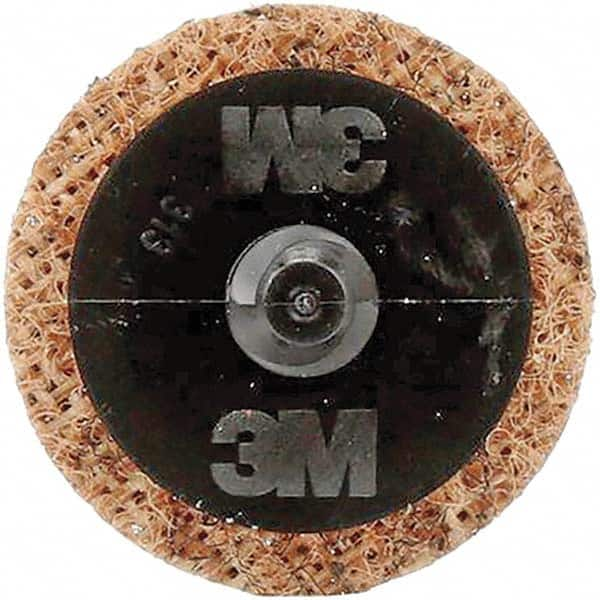 Quick-Change Disc: Roloc TR, 1-1/2" Dia, Aluminum Oxide, Non-Woven