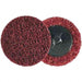 Quick-Change Disc: Roloc TR, 1-1/2" Dia, Aluminum Oxide, Non-Woven