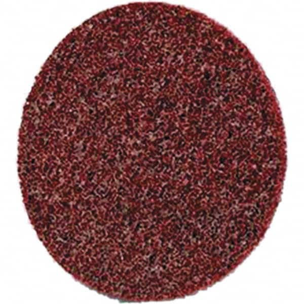 Quick-Change Disc: Roloc TS, 3" Dia, Aluminum Oxide, Non-Woven