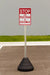 ZING Sign Base 72 lb Post 7425&7475 Sign 2428