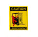 ZING Forklift Label, 3x3, 3 PTS CONTACT 10/PK