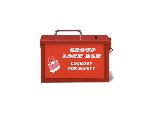 ZING GROUP LOCK BOX - RED Lock Box