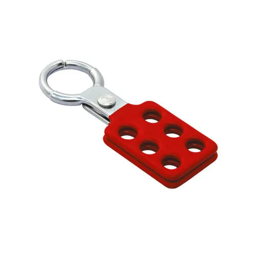 ZING ALUMINUM HASP RED DIPPED 1"