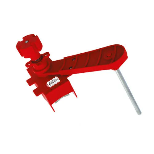 ZING Ball Valve Lockout, Adj, Red, Large