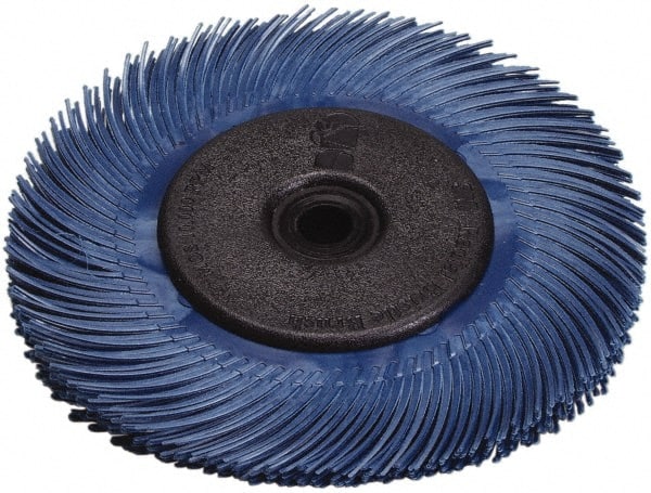 Radial Bristle Brush: Plain Arbor Connection, 1" Arbor Hole