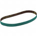 Abrasive Belt: 1/2" Wide, 12" Long, 120 Grit, Zirconia Alumina