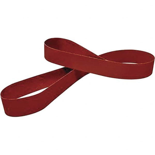 Abrasive Belt: 4" Wide, 91" Long, 80 Grit, Aluminum Oxide