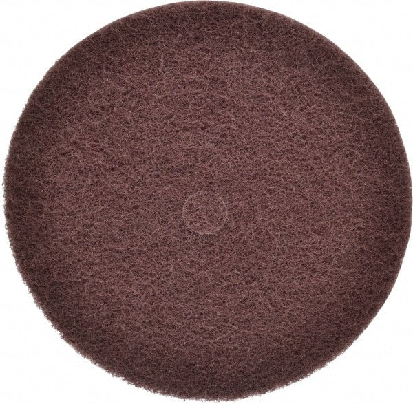 Deburring Disc: 12" Dia, 1-1/4" Hole, Medium Grade, Aluminum Oxide