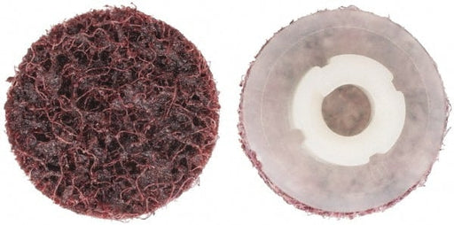 Quick-Change Disc: Roloc TS, 3/4" Dia, Aluminum Oxide, Non-Woven