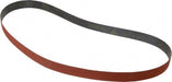 Abrasive Belt: 1" Wide, 42" Long, 80 Grit, Ceramic