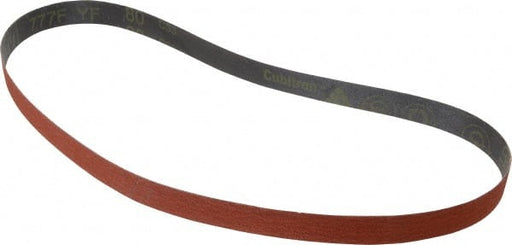 Abrasive Belt: 1" Wide, 42" Long, 80 Grit, Ceramic