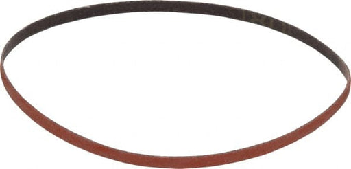 Abrasive Belt: 1/4" Wide, 18" Long, 80 Grit, Ceramic