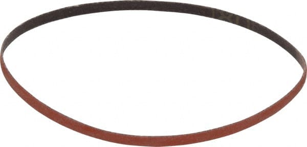 Abrasive Belt: 1/4" Wide, 18" Long, 80 Grit, Ceramic