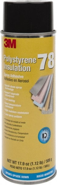 Spray Adhesive: 24 oz Aerosol Can, Clear