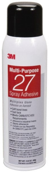 Spray Adhesive: 20 oz Aerosol Can, Clear