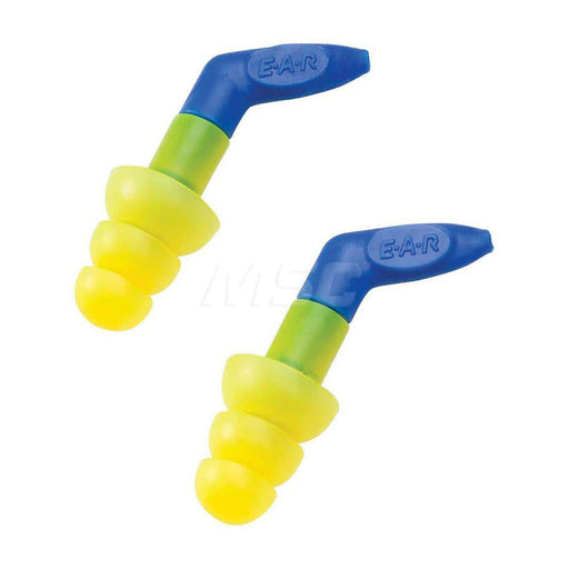 Earplug: 27dB, Foam, Flanged, Push-In Stem, Uncorded