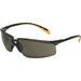 Safety Glass: Anti-Fog & Scratch-Resistant, Polycarbonate, Gray Lenses, Half-Framed, UV Protection