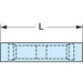 Butt Splice Terminal: Fully Insulated Nylon, Crimp-On Connection