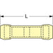 Butt Splice Terminal: Fully Insulated Nylon, Crimp-On Connection