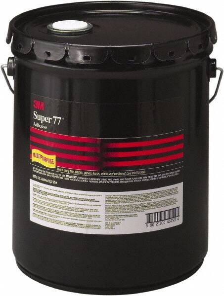 Spray Adhesive: 32.9 lb Pail, Translucent