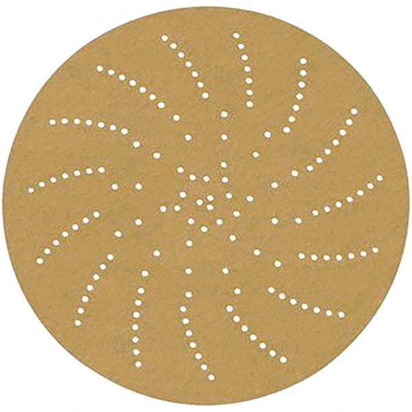 PSA Disc: 5" Disc Dia, 100 Grit, Aluminum Oxide