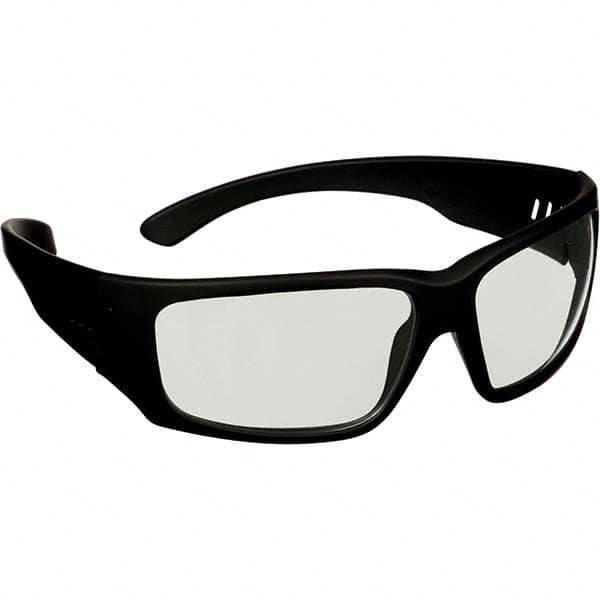 Safety Glass: Anti-Fog & Scratch-Resistant, Polycarbonate, Gray Lenses, Full-Framed