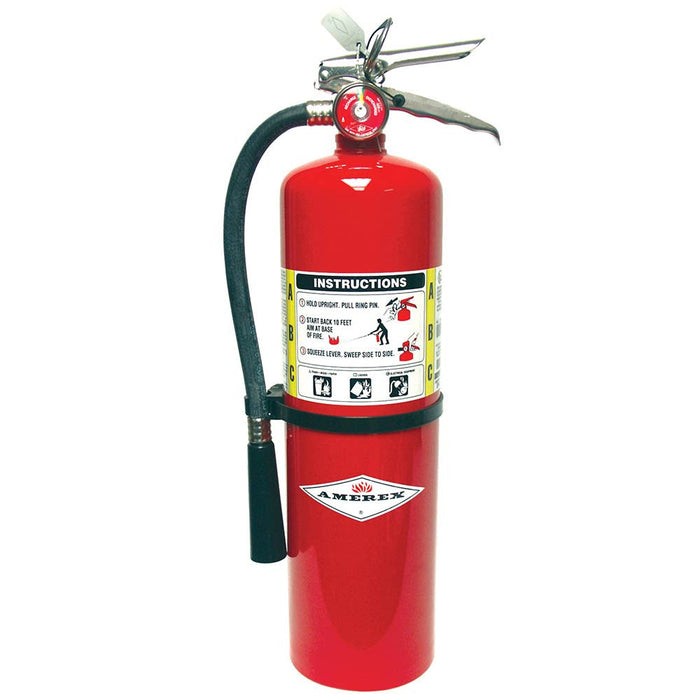 AMEREX 10 LB ABC Fire Ext, 4A:80B:C w/Hose - P/N: B441 (A61B441)