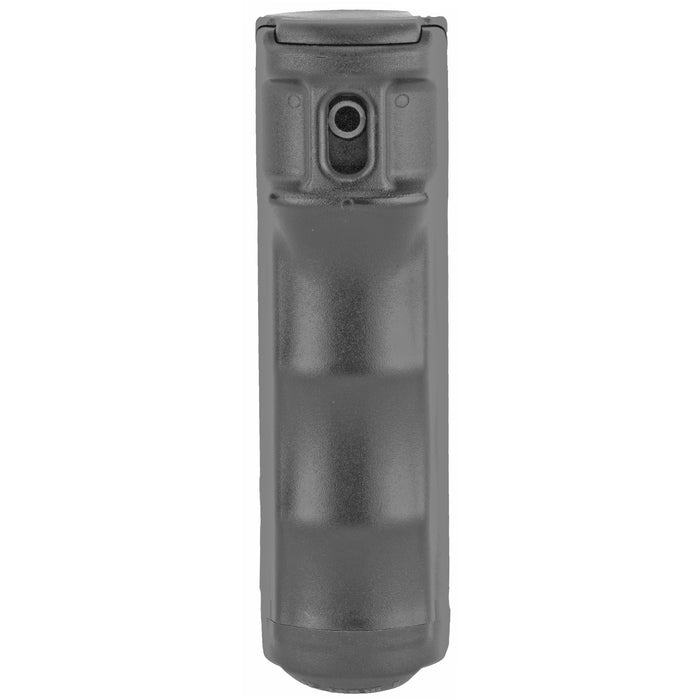 Compact Pepper Spray, 12 Gram, Aerosol, Includes Flip Top Safety and Keychain Attachment, Matte Finish, Black