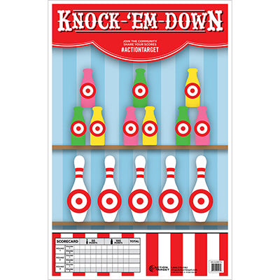 Action Target Knock-'Em-Down Target