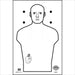 Action Target Stanislaus Co. Sheriff's Office Cardboard Target Version 2